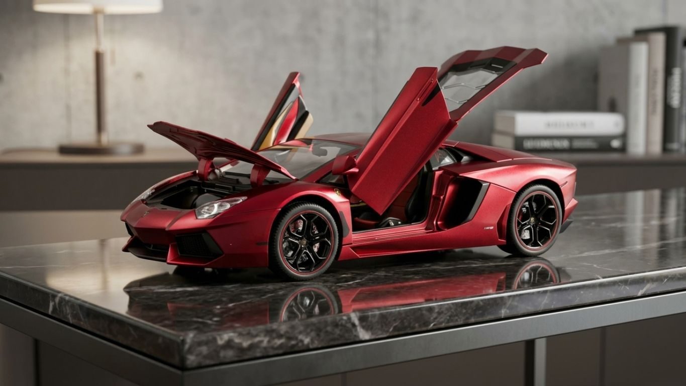 Aventador scissor doors open